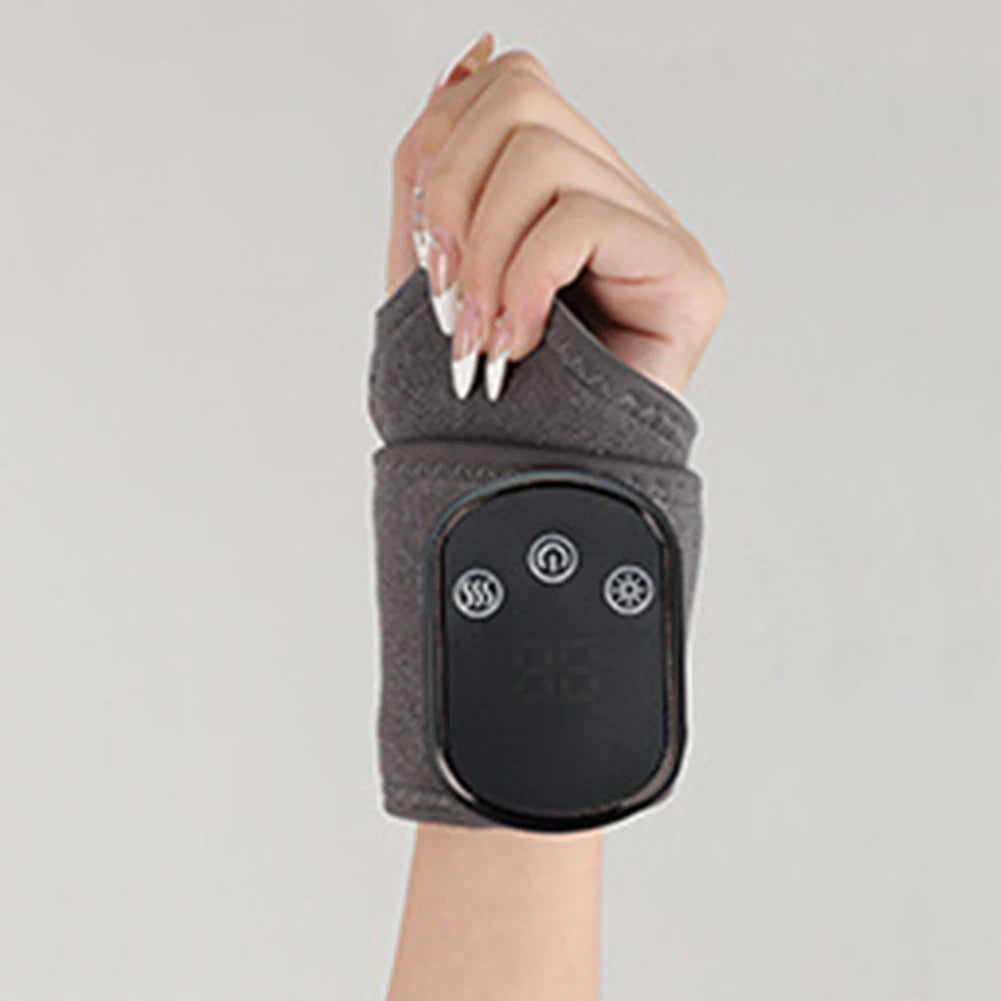 Cordless Heated Ankle Wrap Foot Massager with 3 Vibration Mode 5 Heat Level Foot Revive Massager for Achilles Tendinitis