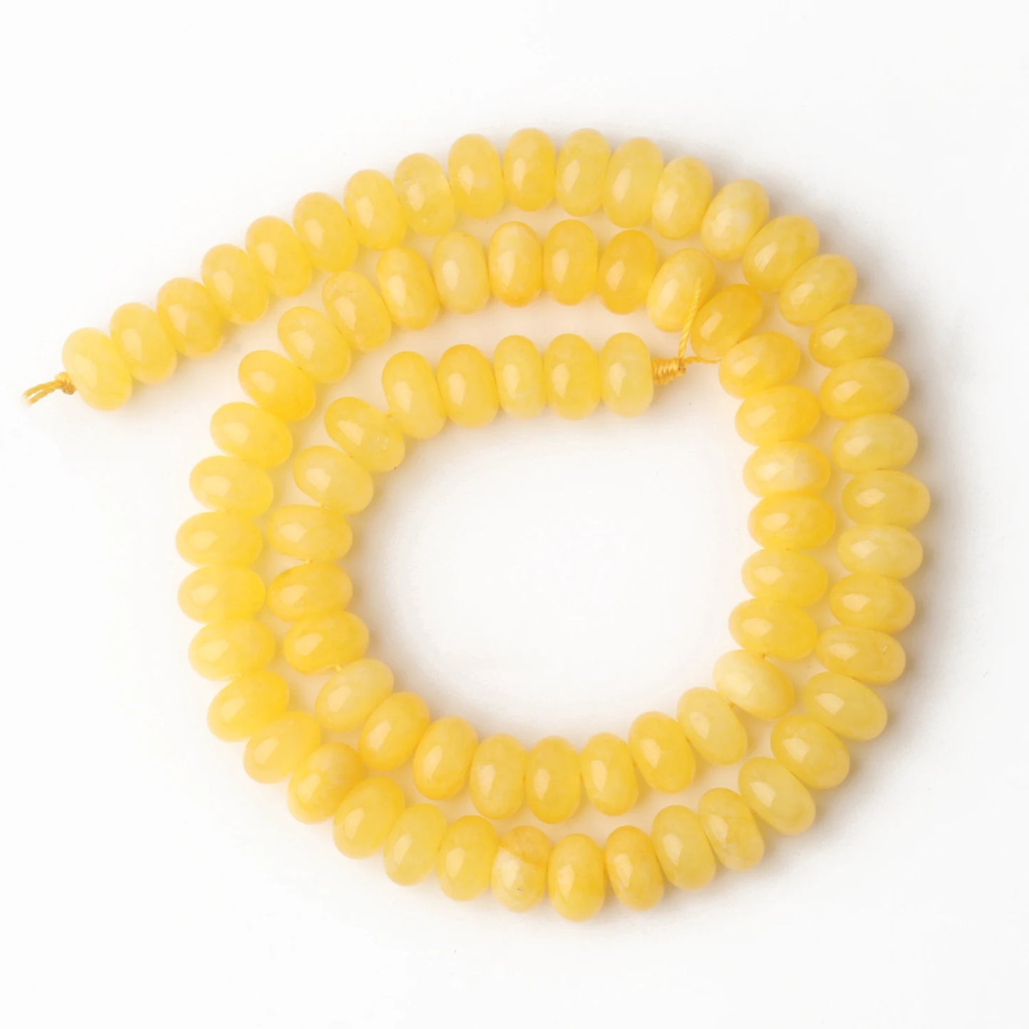 5x8mm Natural Stone Abacus Beads Angelite Tourmaline Tiger Eye Quartz Rondelle Loose Beads for Jewelry Making DIY Bracelets 15''