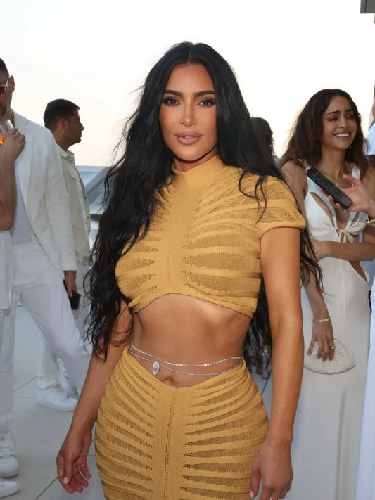 JRRY Sexy Women Knitted Set Crop Top Long Skirt Crochet Two Pieces Set Hollow Out Crocheted Beach Dress Set Cover Ups