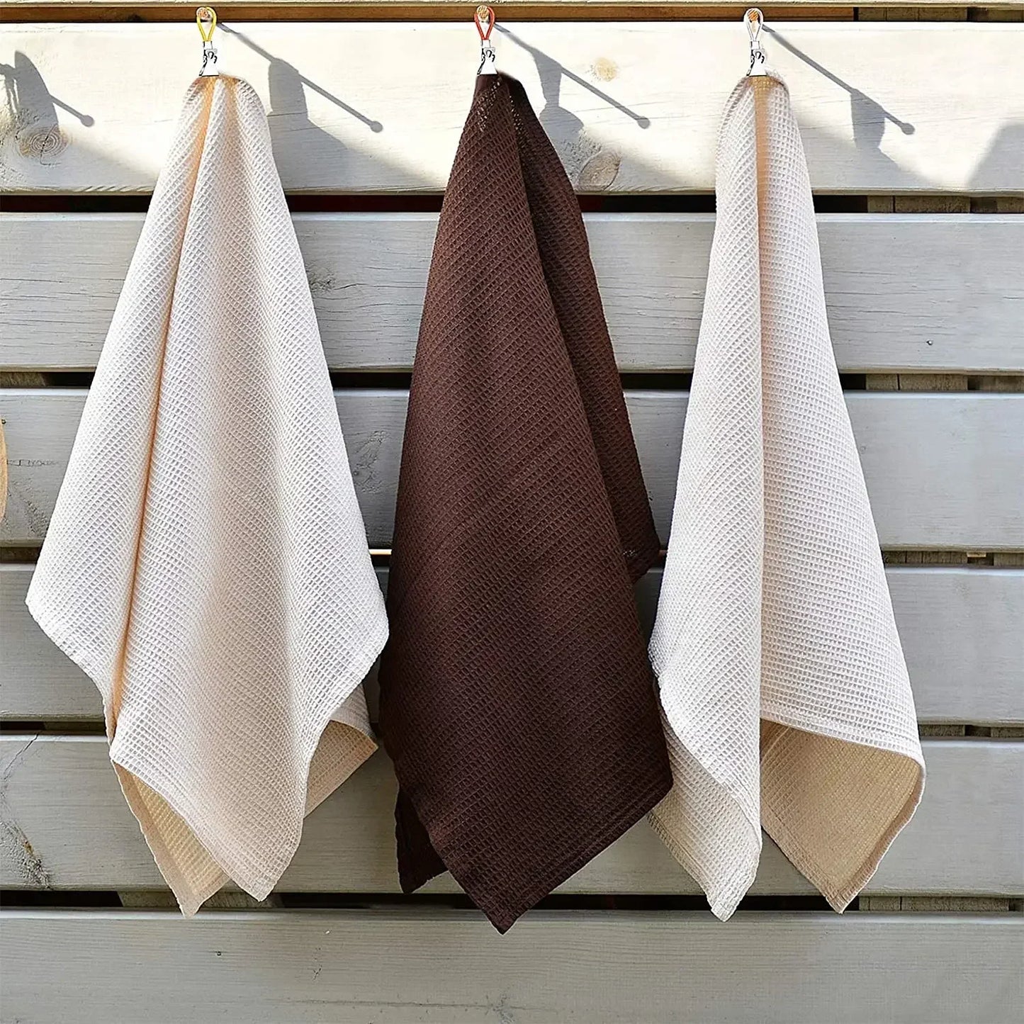 5/10Pcs Towel Hanging Clips Metal Clip On Hooks Loops Hand Towel Hangers Hanging Clothes Pegs Kitchen Bathroom Organizer