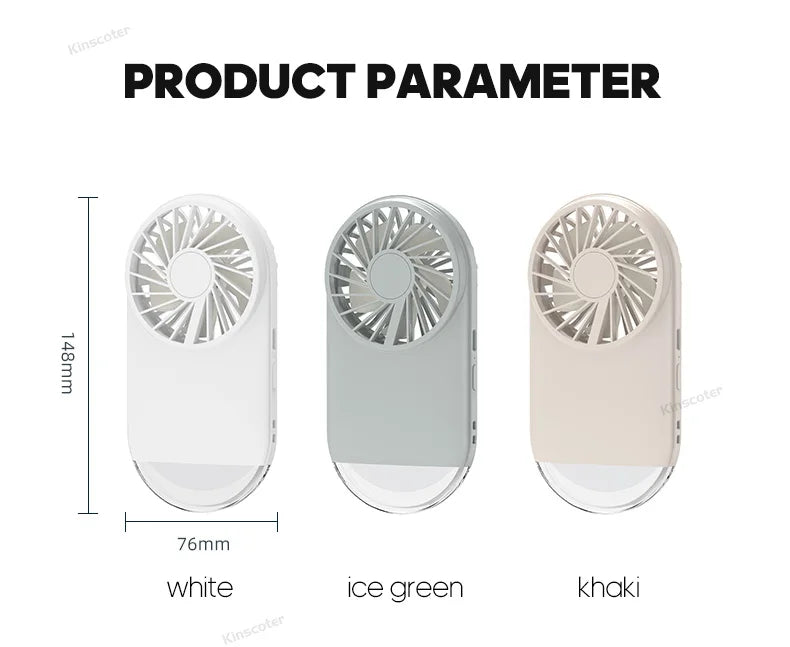Pockets Mini Portable Fans Handheld USB Rechargeable Hand Fan Mini Desktop Air Cooler Outdoor Fan Cooling Travel Ventilation