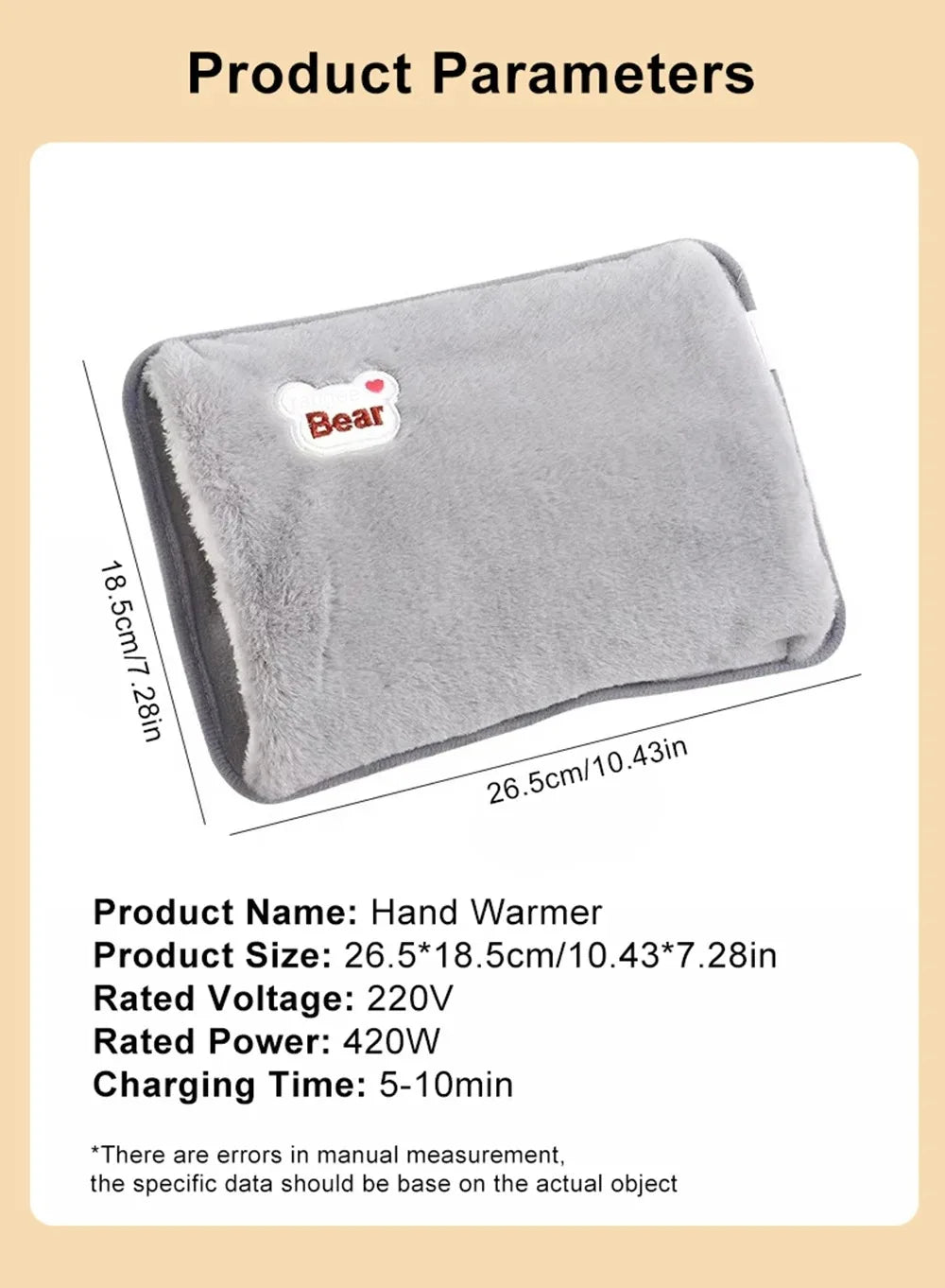 Quick Heating Gloves Warming Pad USB Power Supply Office Home Warming Handbags heating pad Christmas gift