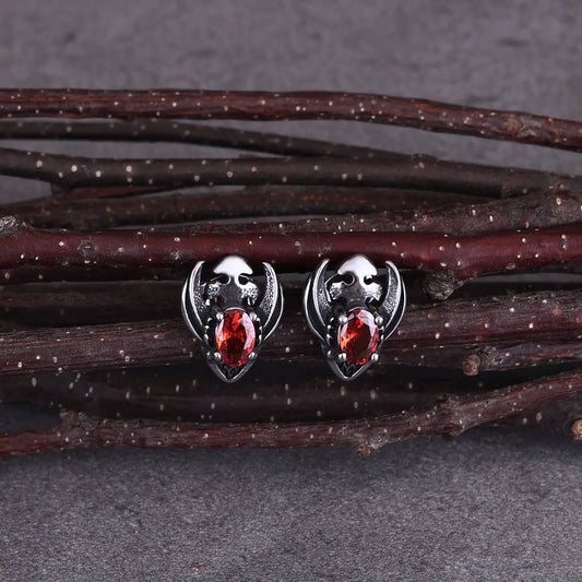 Personalized Ladybug Fashion Stainless Steel Earrings for Men and Women Hip Hop Street Earrings Punk Everyday Gift Jewelry