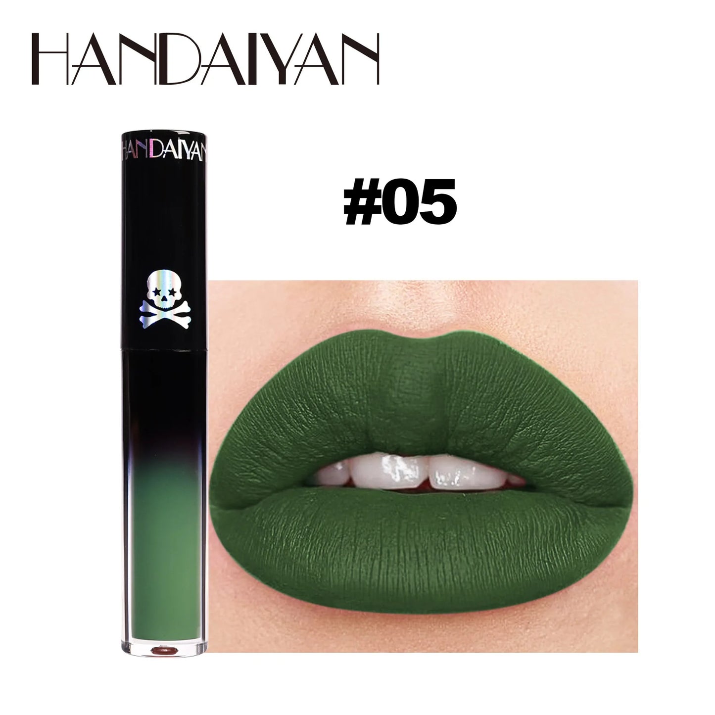 Vampire Black Purple Halloween Christmas Lipstick Moisturizing Waterproof Matte Lip Glosses Pigmented Lip Tint Makeup