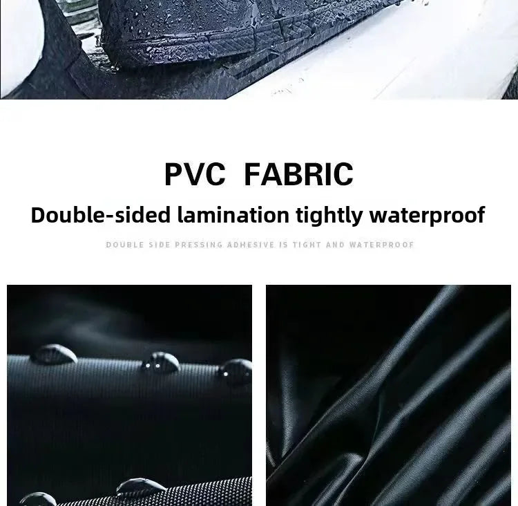 Rain Thickened Boot Shoe Cover Black Waterproof with Reflector High Top Non-slip Shoes Dust Covers Motorcycle Bike Rain Cover