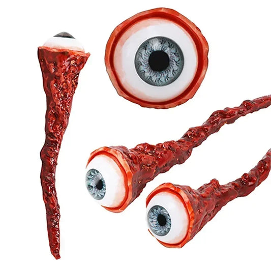 Halloween Prop Scary Decor Realistic Latex Fake Eyeballs Horror Scary Eyeball Fake Bloody Eyeball Halloween Party Decoration