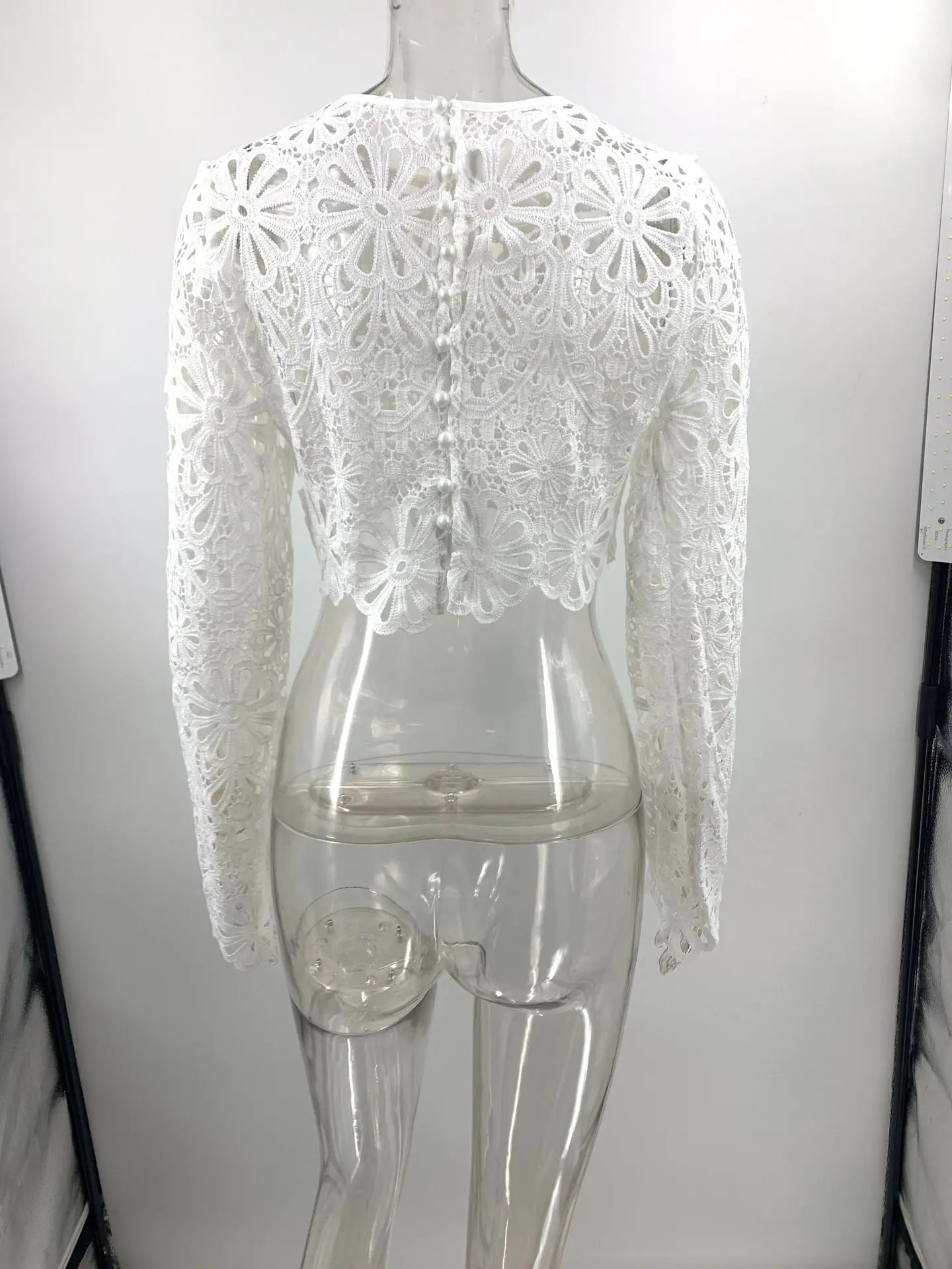 White Elegant Embroidery Hollow Out Beach Dresses Set Sexy See Though Crop Tops Long Skirts Women Sets Summer Women Outfits
