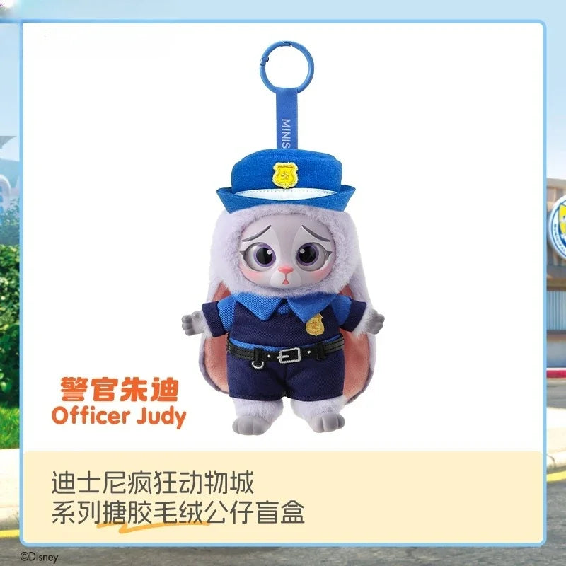 Halloween New Crazy Zootopia Vinyl Series Blind Box Cute Cartoon Character Vinyl Plush Bag Pendant Toy Doll Mystery Box Gift