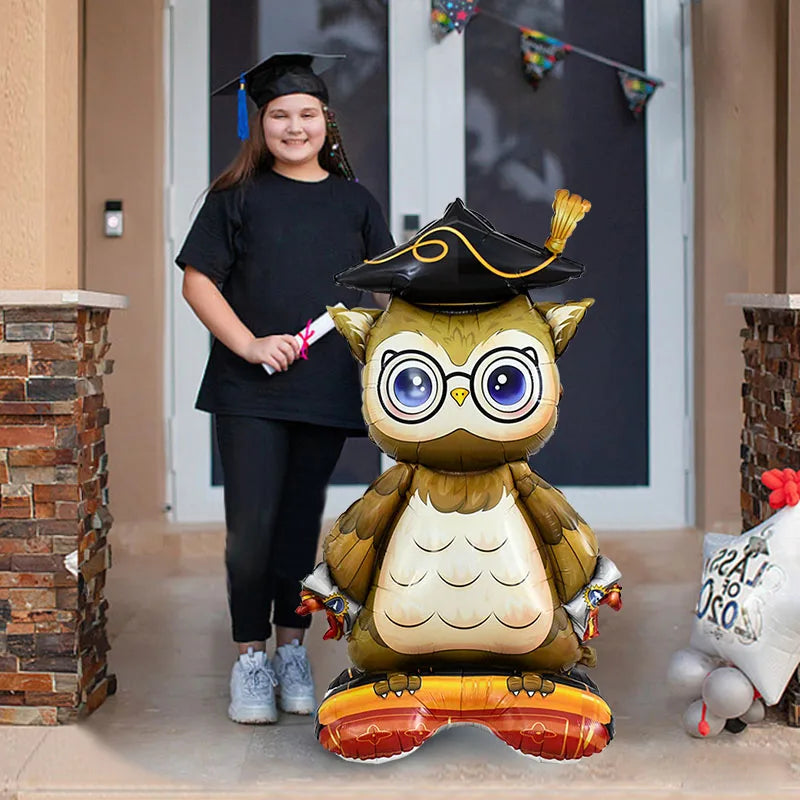 Graduation Balloon Gold Black Doctor Helium Foil Balloons Congratulation Graduation High School 2025 Graduation Party Decoration