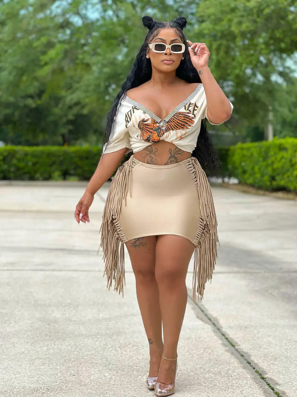 Sexy Wrap Women Mini Skirts Solid Bodycon Streetwear Skirts 2022 Summer Chic Hollow Out Tassel Y2K Style Bottom Outfits