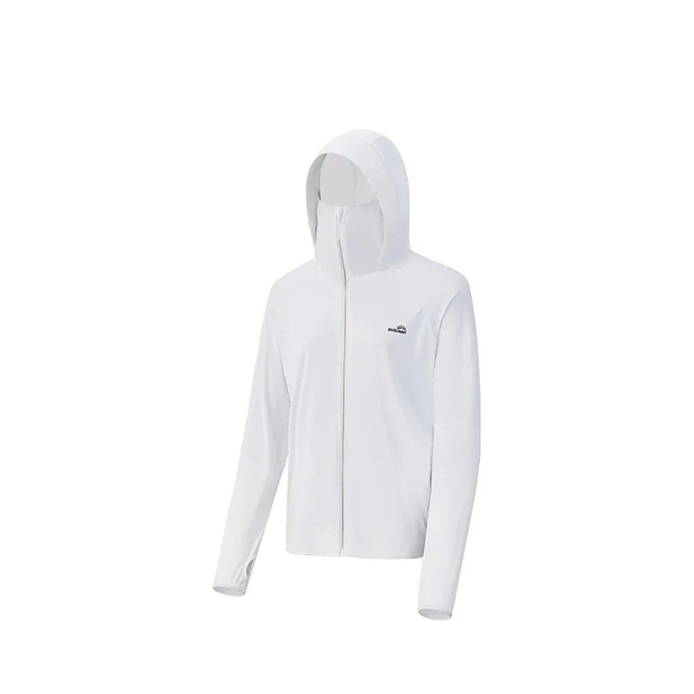 OhSunny Women Clothing Anti-UV Coats Hooded Sun Protection with Strip Loose Breathable Long Sleeve Sport Cycling Clothes