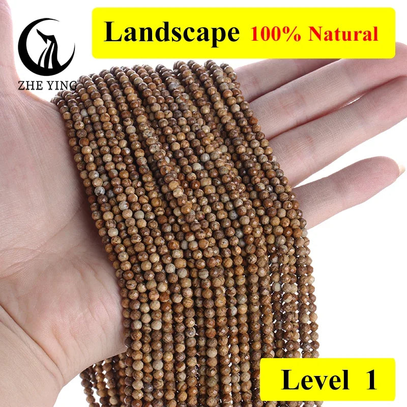 AAA Colorful Tourmaline Stone Beads Loose Spacer Faceted 3mm Beads for Jewelry Making DIY Bracelet Accessories 15''