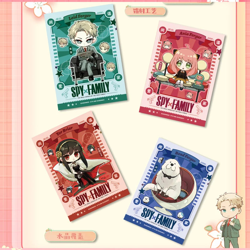 Original Anime SPY FAMILY Card Yor Forger Anya Forger Christmas Gift Rare Character Children's Toys Collection Card Game Card