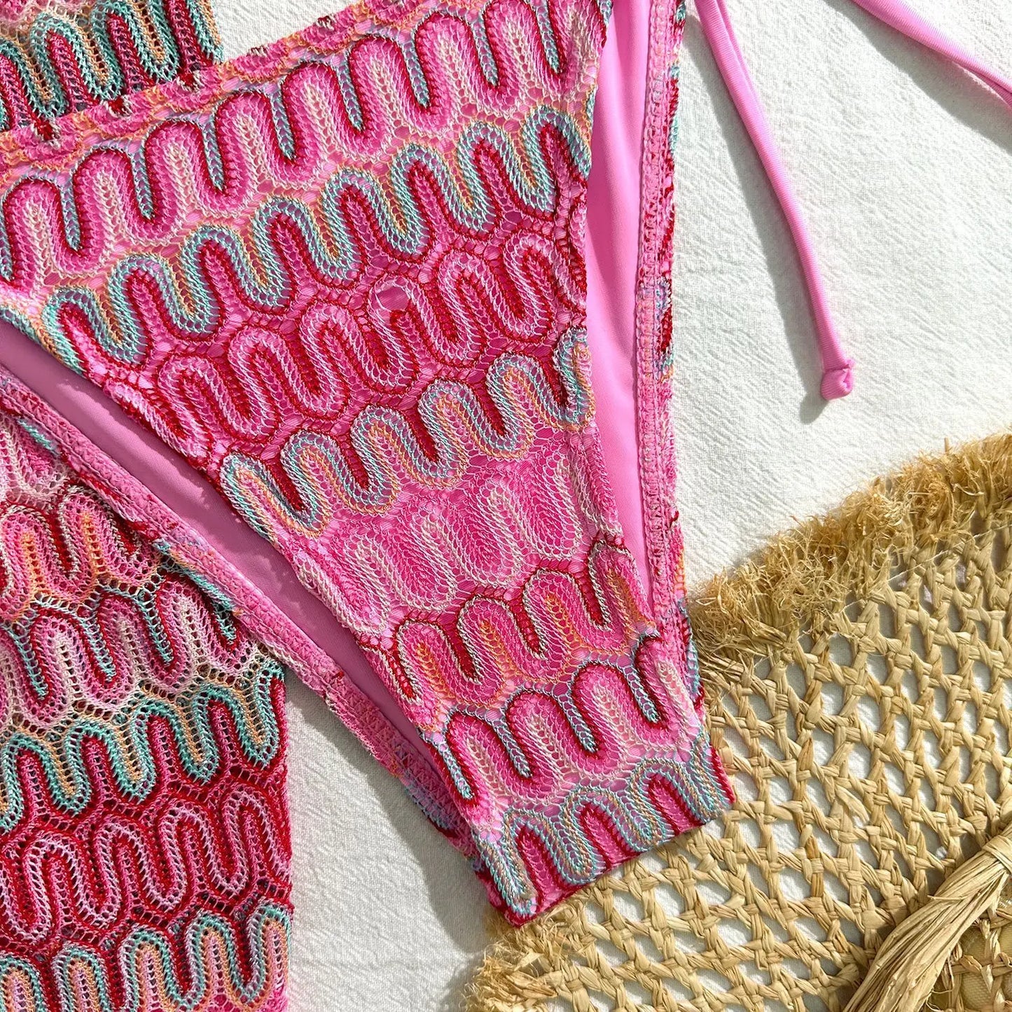 Summer Sexy Bikinis Female Swimsuits Women's Three-Piece Swimwear Beach Swim Wear Bathing Suits Brazilian Bikini Set Pool Bather