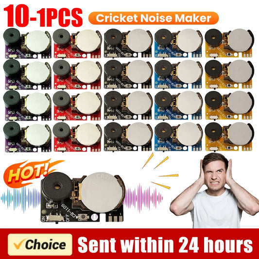 1-10PCS Prank Hide Noise Maker PCB Beeping Cricket Noise Maker Prank Noise Maker Halloween Party Supplies