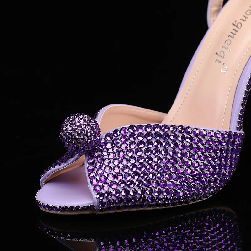 Fashion High Quality Wedding Shoes Women Pearls Studs Luxury Peep Toe White High Heels Buckle Designer Woman Sandal 43 Zapatos