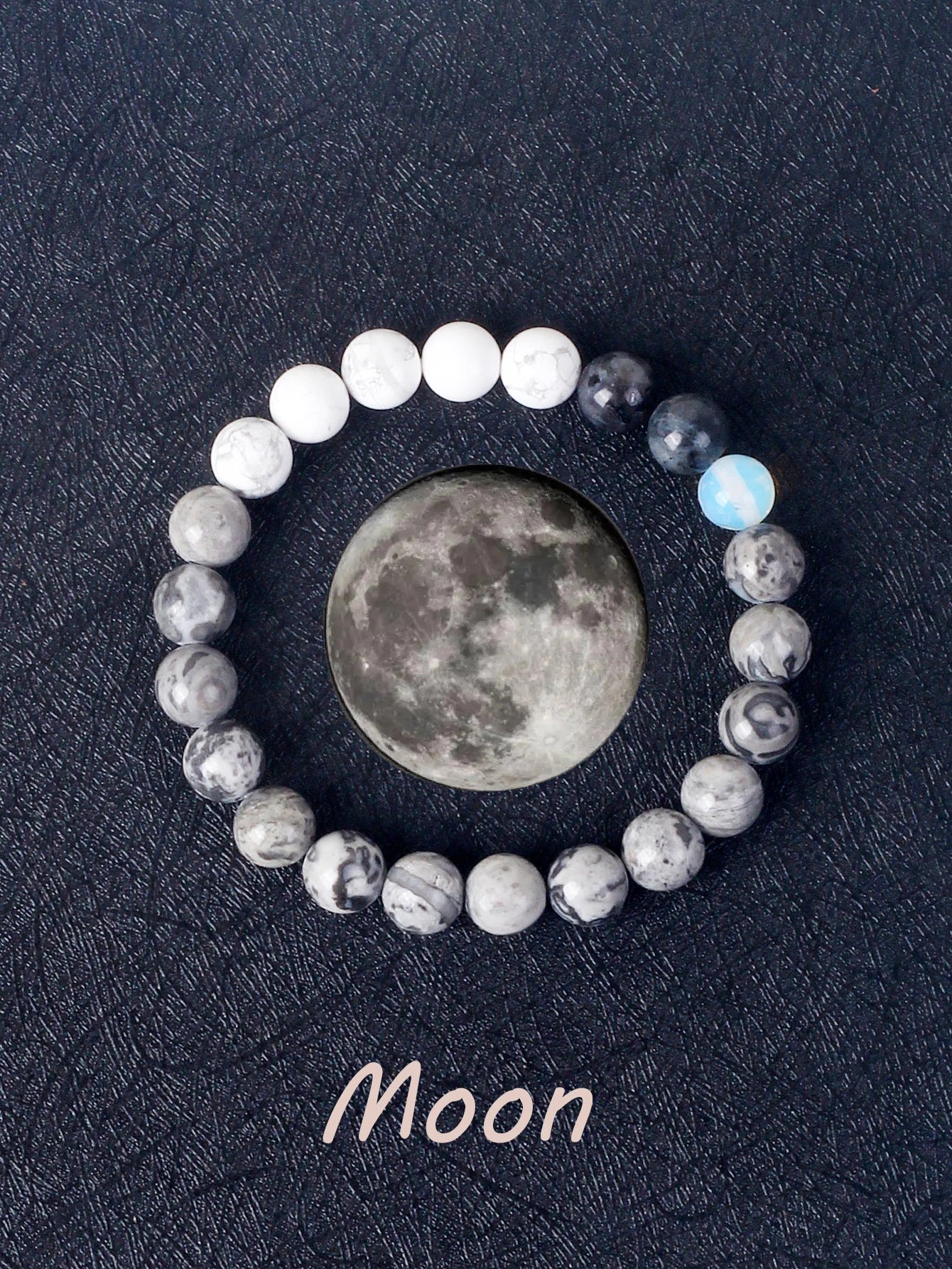Cosmic Galaxy Solar System Bracelet for Women Men Natural Stone Beads Nine Planet Bracelet Elasticity Couple Jewelry Gift