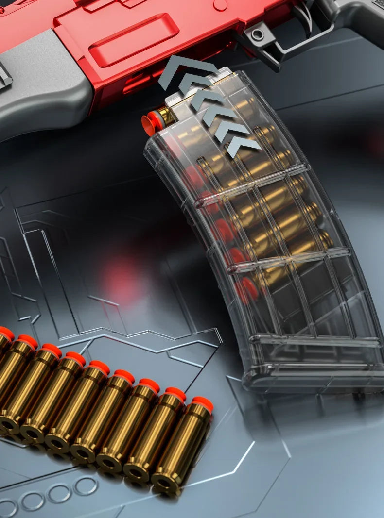 Handi Ak47 Soft-Bullet Gun Can Be Fired Toy Gun Akm Boy Submachine Gun Model Manually Loaded 2025 Christmas Gift