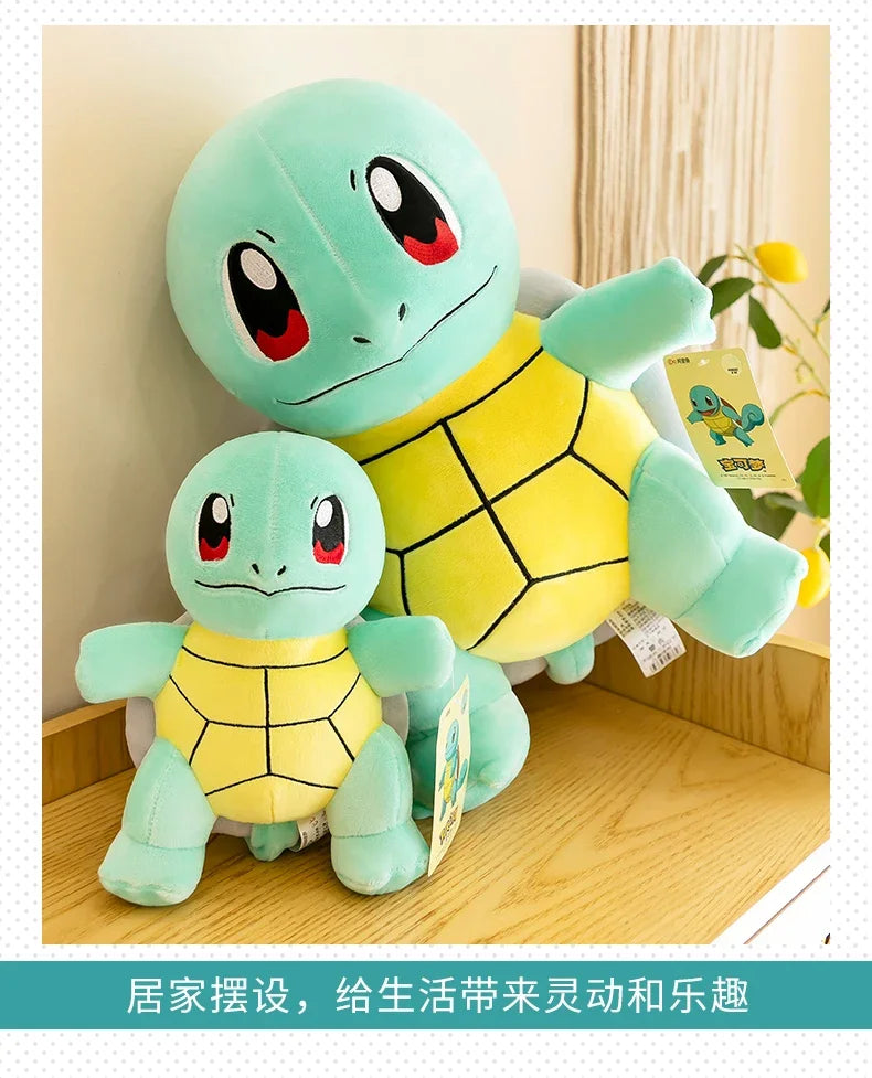 45cm Squirtle Plush Doll Big Size Pokemon Plush Toys Kawaii Stuffed Toys Cute Turtle Pillow Christmas Gift Toys for Boys Girls