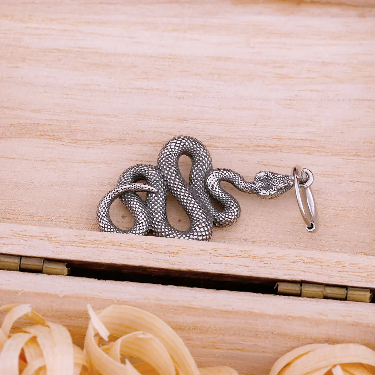Vintage Viking Animal Coiled Snake Drop Earrings Fashion Men's and Women's Biker Accessory Earrings Hip Hop Punk Party Gifts