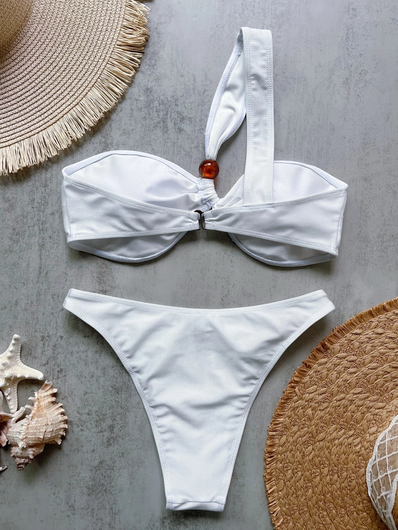 2025 Sexy Bikinis Solid Swimsuits Women's Swimwear Push Up Female Beach Swim Wear Bathing Suits Brazilian Bikini Set Pool Bather