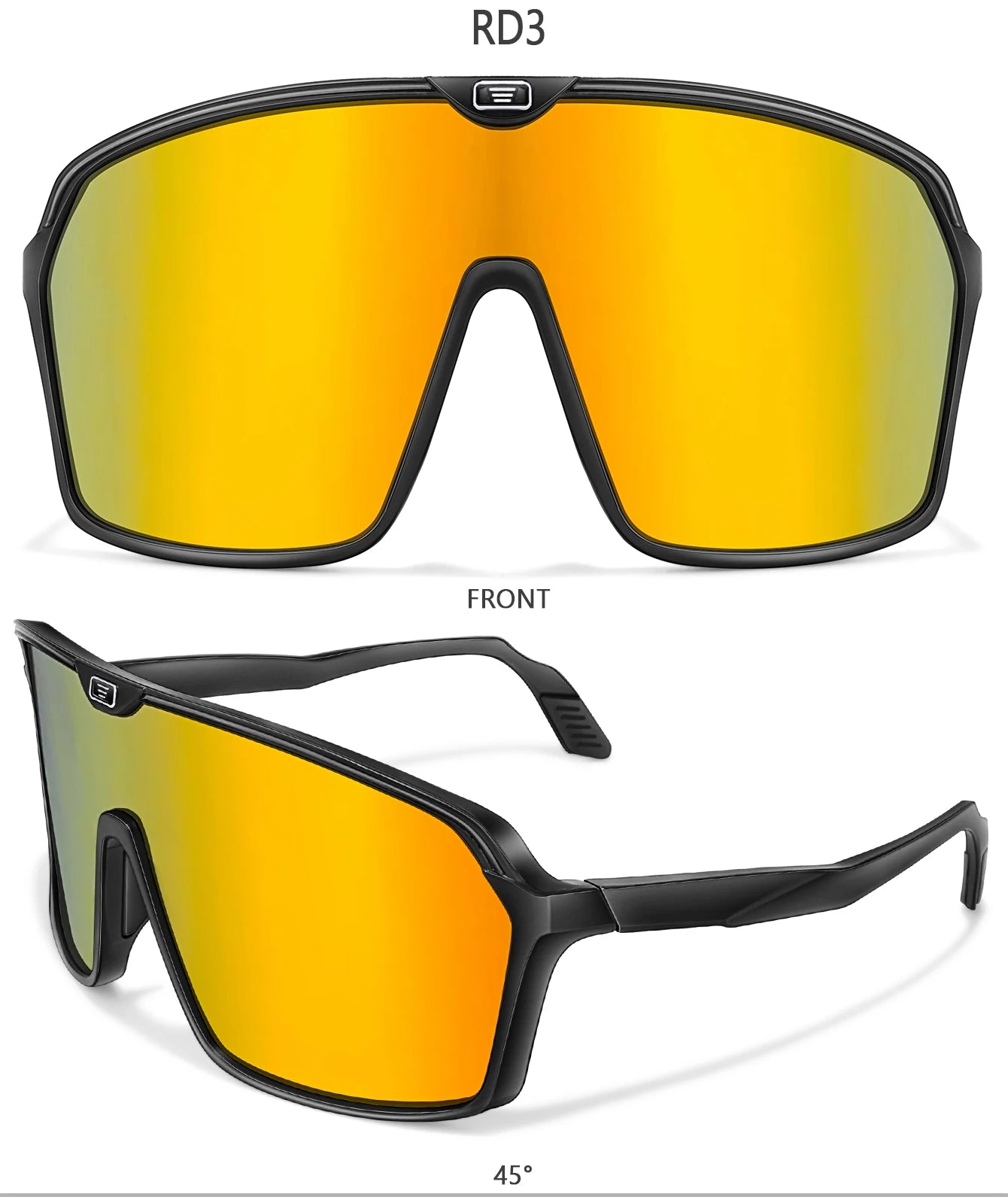 Large Frame Fishing SunGlasses for Men Women Outdoor Sports Windproof Cycling Camping Hiking Driving  Eyewear UV400