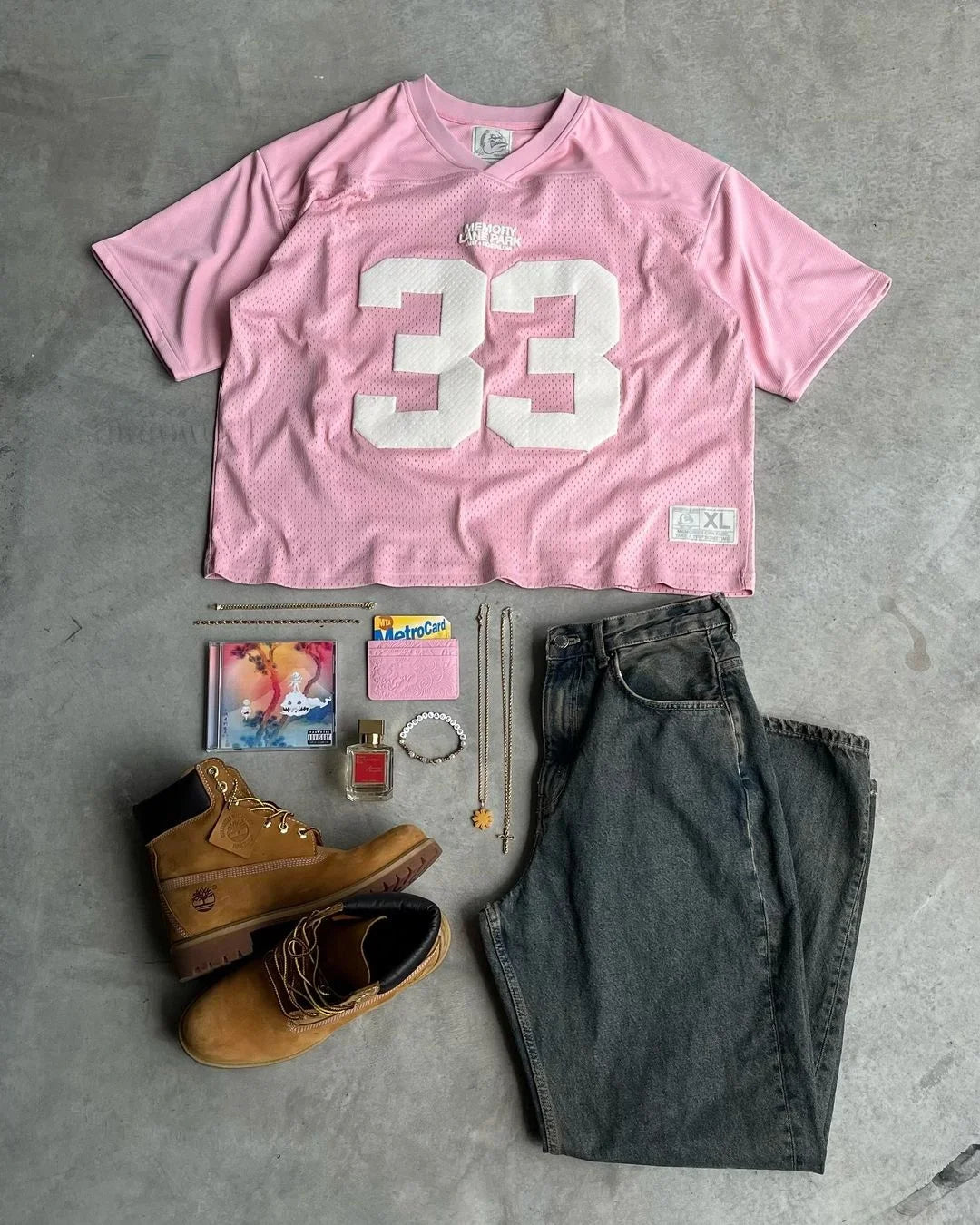 Retro new 33 letter printed mesh women sports and fitness patchwork Y2k men and women casual hip-hop T-shirt goth