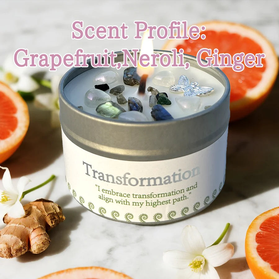 Scented Candle - for Cleansing House Negative Energy Smudge Kit - 3oz - Aromatherapy Holiday Gifts, Use Halloween Home Decor