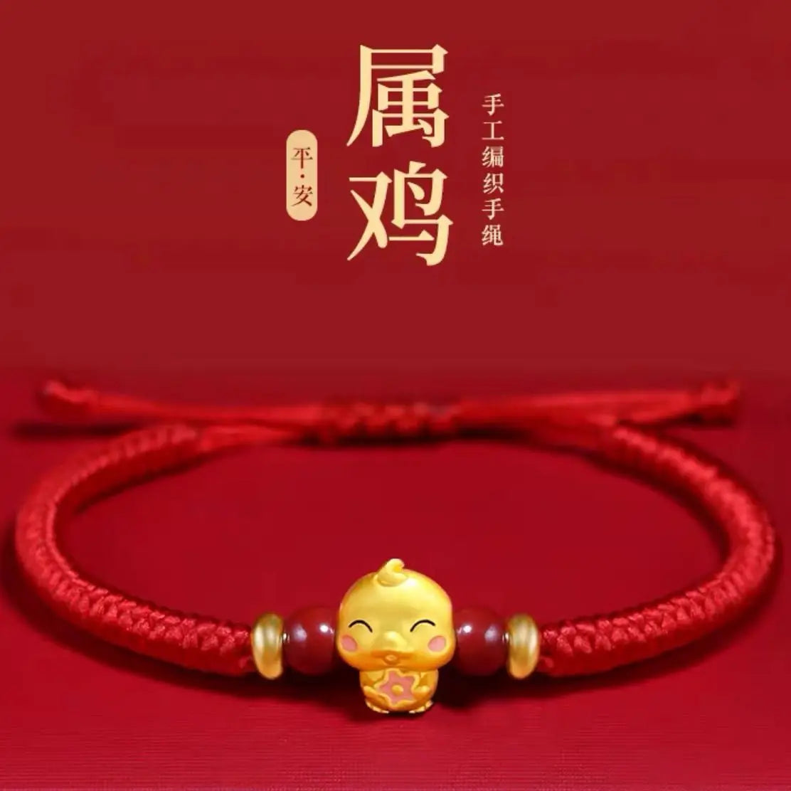 12 Constellation Zodiac Sign Charm Braided Bracelets Men Women Classics Red Rope Bracelet & Bangle Birthday Gift Party Jewelry