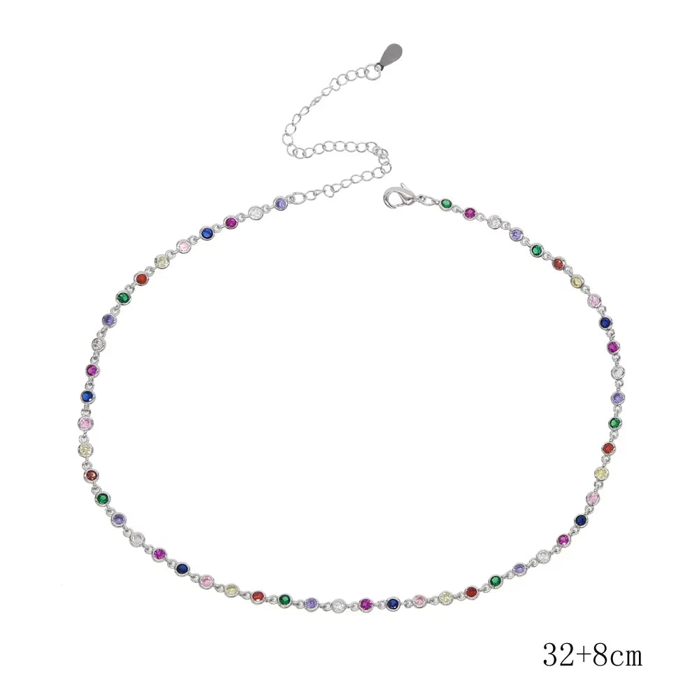2025 Gold Color rainbow colorful cz lip butterfly heart cute lovely lucky charm bracelet elegant Luxury fashion women jewelry
