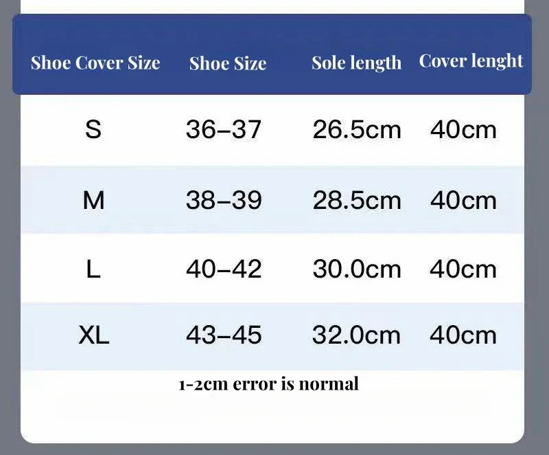 Rain Thickened Boot Shoe Cover Black Waterproof with Reflector High Top Non-slip Shoes Dust Covers Motorcycle Bike Rain Cover