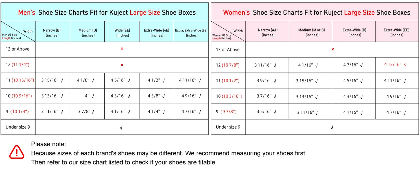 1pc/2pcs Large Shoe Storage Boxes Organizers Clear Plastic Stackable 12 Pack, Shoe Rack & Holder Substitute, Sneaker Containers