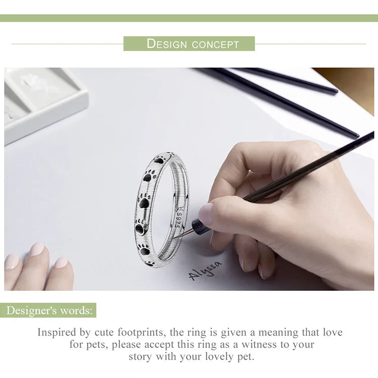 WOSTU European 925 Sterling Silver Simple Rings For Women Wedding Engagement Heart Rings With Zircon Original Female Jewelry