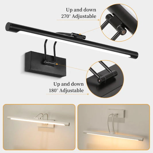 2025 NEW Wall Lamp Bathroom Mirror Light Led Waterproof For Make-up Modern Home Decoration Indoor Vanity Mirror Lamp Wash Basin