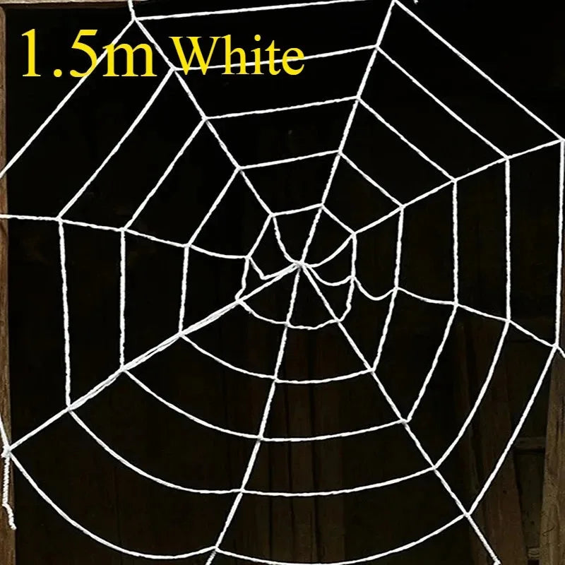 Super Giant Stretchy Cobweb Spider Web Decor Ideal for Halloween Party Haunted House Scary Props Horror Yard Outdoor Decoration