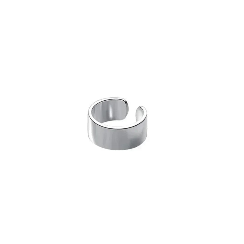 TrustDavis 1 Pcs 925 Sterling Silver European and American Clip on Earrings For Women Without Piercing Earrings Jewelry DA250