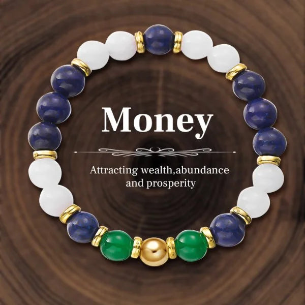 Attract Wealth Good Luck Fashion 8mm Natural Stone Beaded Bracelet for Women Bracelet Jewelry Colorful Party Gift