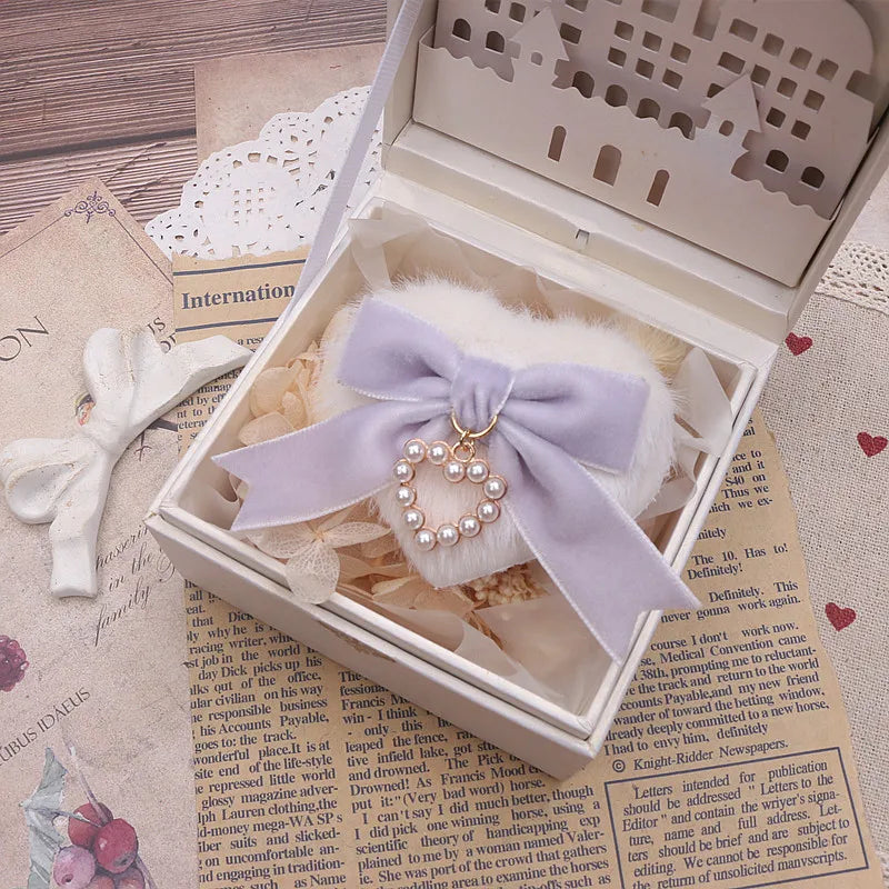 Japanese Lo Girls Hair Clip Handmade Sweet Y2K Girl's Gift Lolita Style Heart Bowknot Cute Women's Hairclip