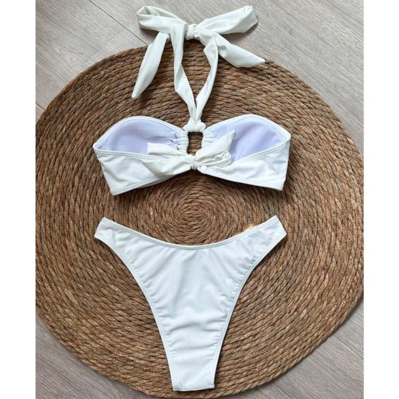 Sexy Bikinis Women's Swimwear Female Swimsuit For Swimming Wear Bathing Suits Brazilian Bikini Set Beachwear Pool Bather 2025