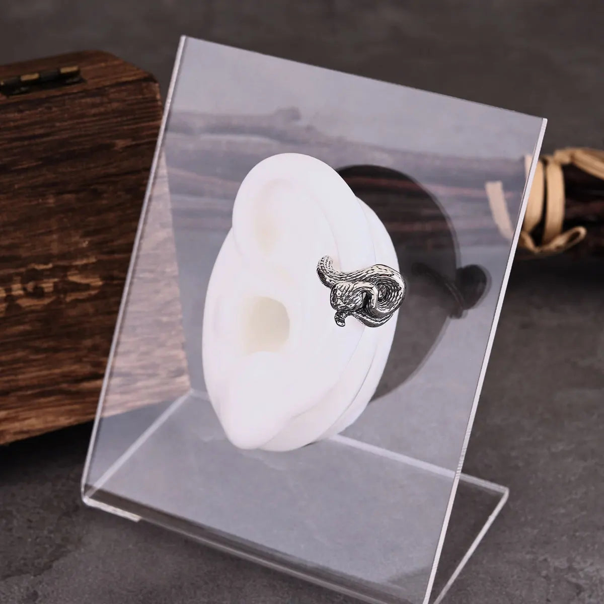Fashion Tiny Women Ear Clip Earrings Stainless Steel Snake Shape Jewelry Girls Punk Hip Hop Wedding Party Earring Gift