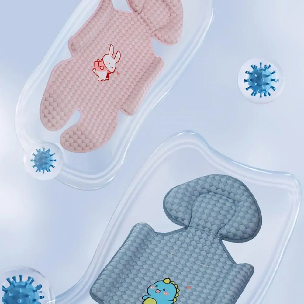Baby Car Seat Cooling Pad Ice Stroller Cooler Mat Breathable Cooling Mat Anti-Slip Seat Pad Cushion Liner Gel Cooling Pad For