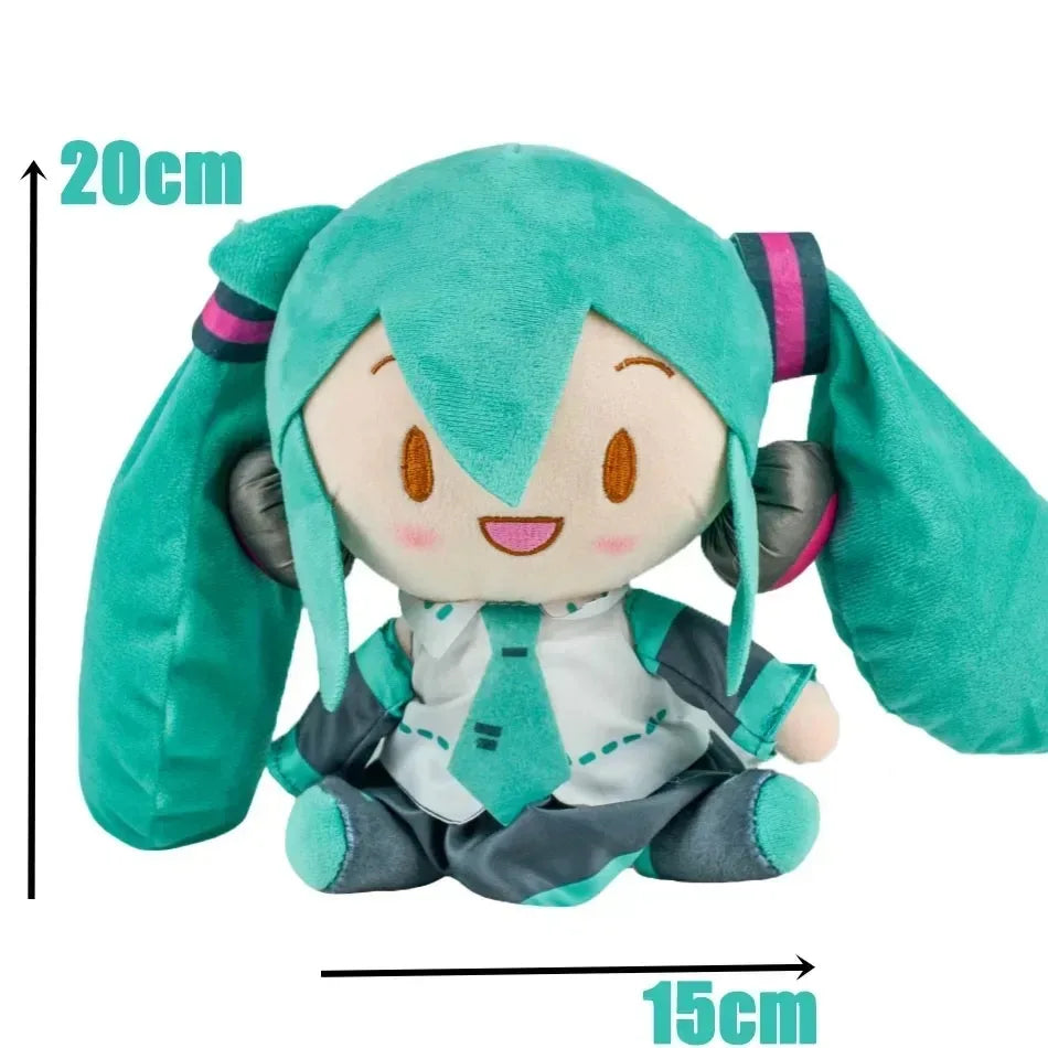 NEW 20/25cm Japanese Anime Plush Stuffed Toy Hatsune Miku Plush Doll Soft Pillow Future Doll Cute Christmas Gift For Children