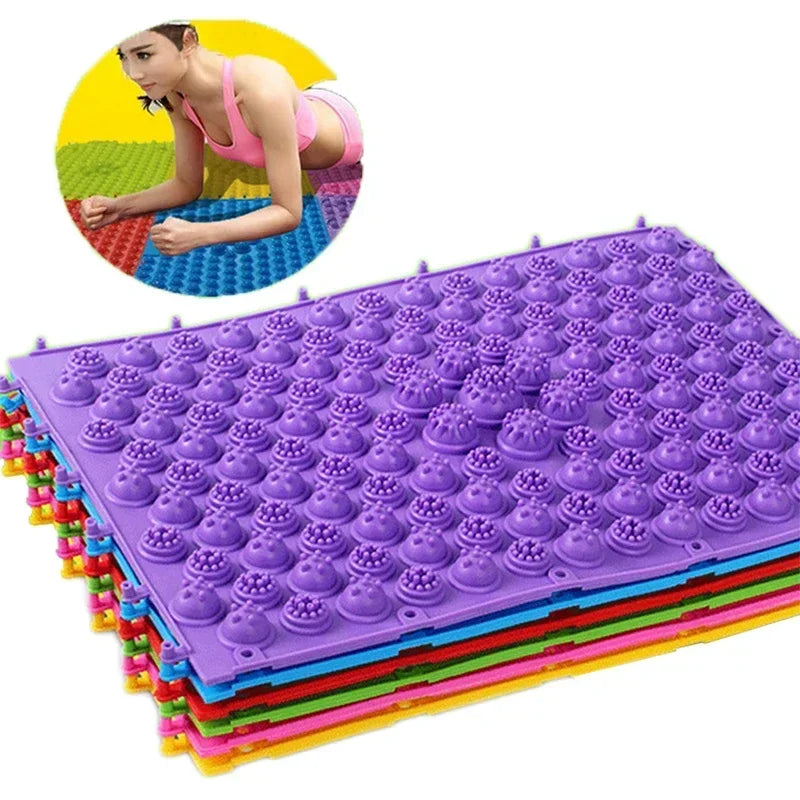 Acupressure Mat Foot Massage Pad Pain Stress Relief Reflexology Foot Massage Pad Toe Pressure Blood Foot Massager Acupressure