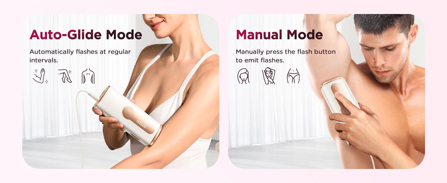 Upgrade Laser Hair Removal 999900+ Flashes IPL Permanent Epilator Hair Remover (RA & SC & HR) 3 in 1 Women Face Bikinis Trimmer