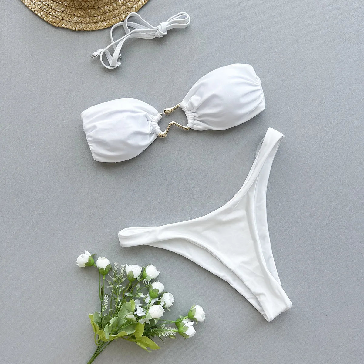 Summer Sexy Bikinis Swimsuits Women Swimwear Push Up Female Beach Swim Wear Bathing Suits Brazilian Bikini Set Pool Bather 2025