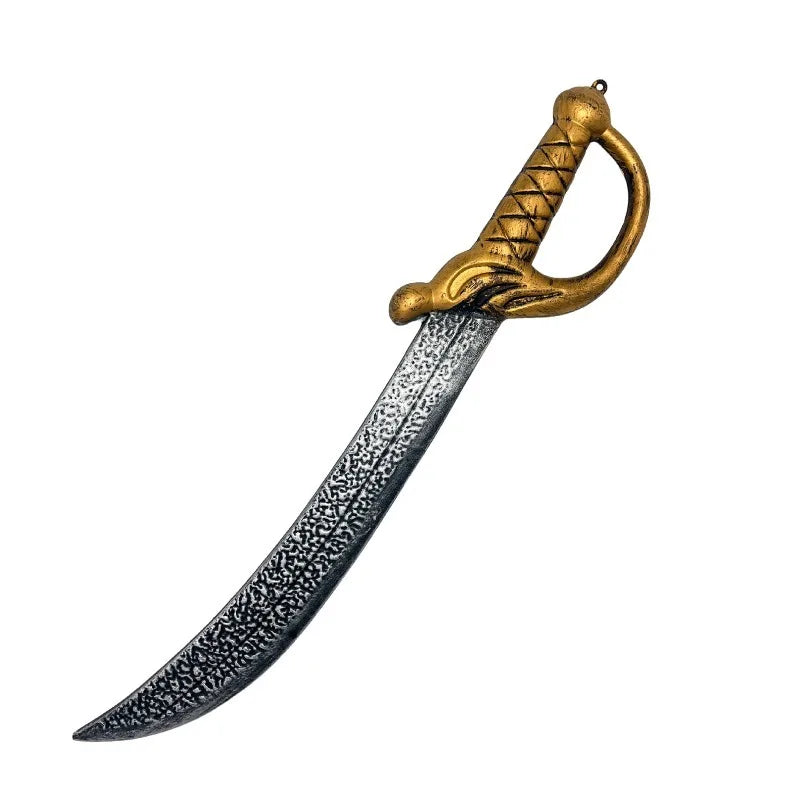 51cm/20.08in Pirate Knife Cosplay Katana Plastics Weapons Model Props Anime Peripherals Halloween Gift Party Supplies Decoration