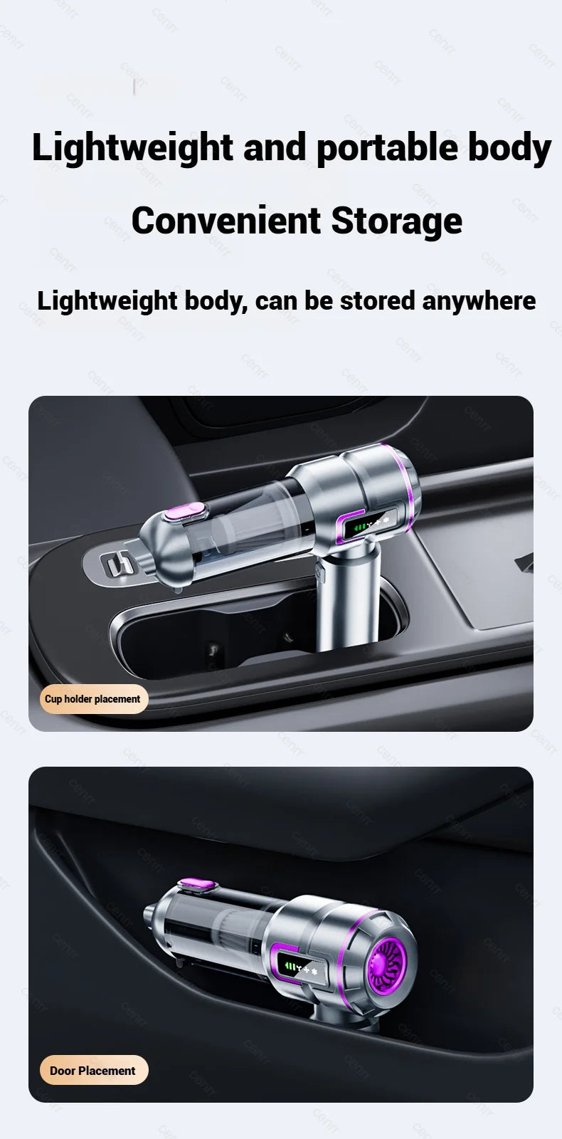 New Car Vacuum Cleaner 998000PA Mini Cordless Powerful for Home Handheld Blower Car Cleaner Portable Car Vacuum Cleaner