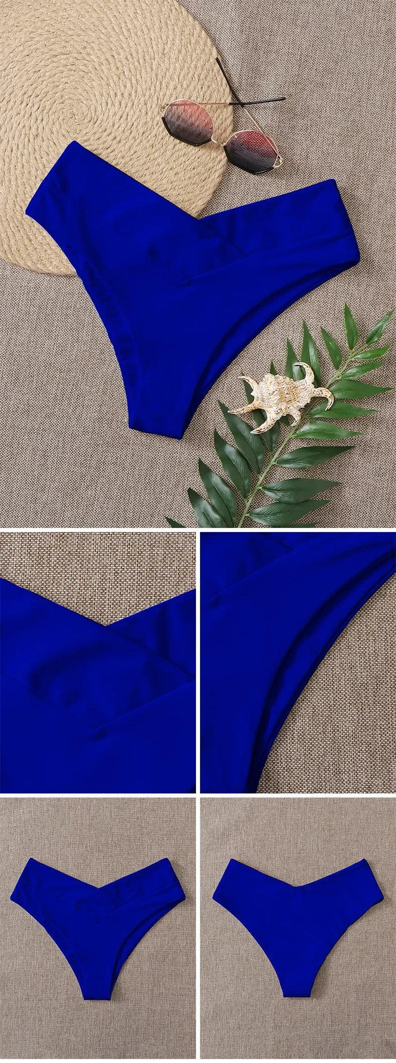 Bikini Bottoms Fashion Women Swimsuit High Waist Thong Swimwear Trunks Bikinis Top Brazilian Pants Bathing Suit Bottom Beach