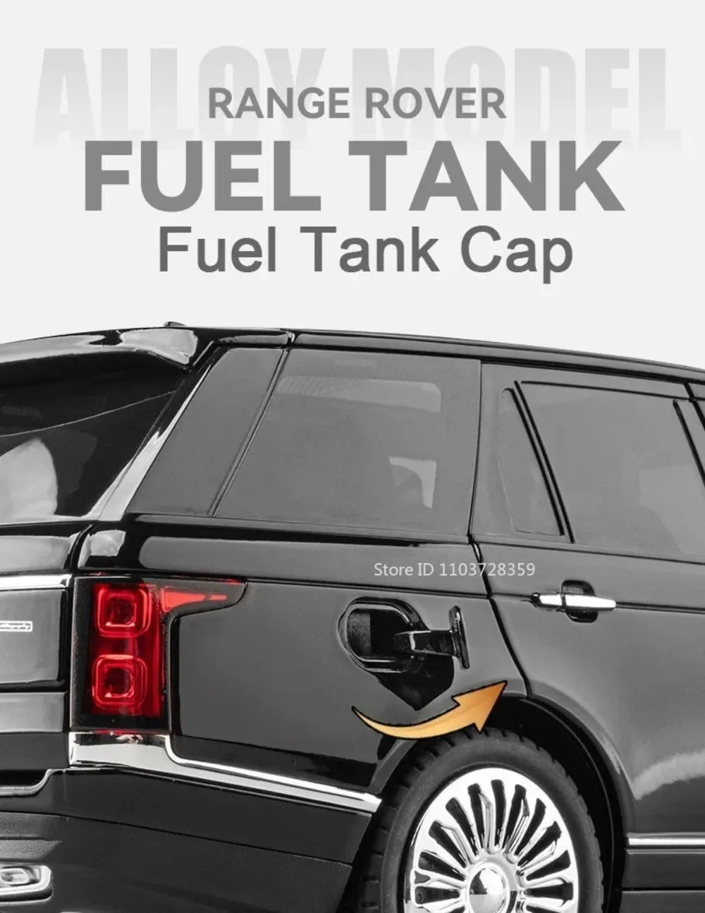 1:18 RS7 Range Rover Alloy Car Model Diecast Toy Sound Light 6 Doors Opened Shock Absorption Miniature Vehice Kid Christmas Gift