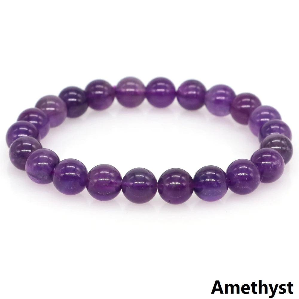 Women Men Bracelet Natural Rainforest Jasper Crystal Round Beads Wrist Chain Chakra Healing Energy Stretch Charm Strand Jewelry